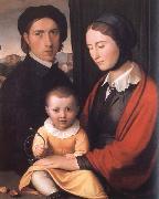 Friedrich overbeck The Artist with his Family painting